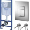 Grohe ugradni vodokotlic set 38772201 - Hrom taster