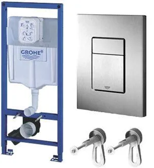 Grohe ugradni vodokotlic set 38772201 - Hrom taster