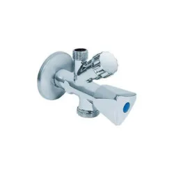 Ugaoni ventil 1/2"-3/8"-3/4" sa priključkom za veš mašinu