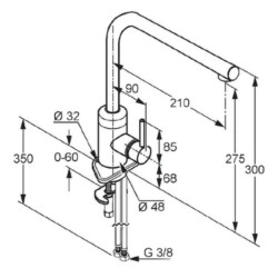 Kludi L-line 428140577
