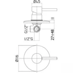 Paffoni Stick SK010