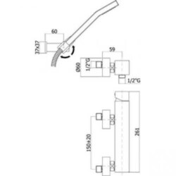 Paffoni Level LES168D