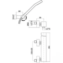 Paffoni Level LES168D