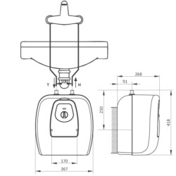 Bojler Elit 10L Talas 10P / V,N