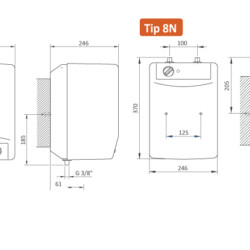 Bojler Elit 8L Talas 8V
