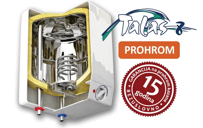 Bojler Elit 8L Talas 8V