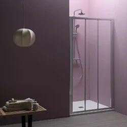 KolpaSan Tuš vrata Luna TV3D/S 90/K Silver