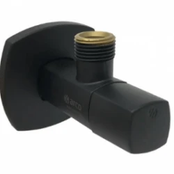 Ek ventil arco 1/2" x 3/8" lipstick crni