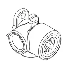 Aqua završno koleno UN 20x1/2" ugaono