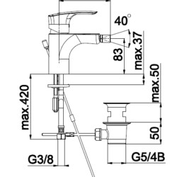 Herz Elit E50 za bide sa nadsklopom UH00586