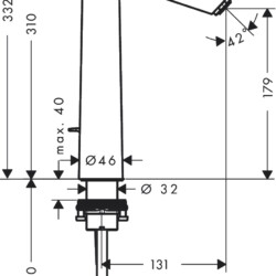 HansGrohe Talis S za lavabo 190 72031000