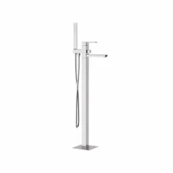 Remer Qubika baterija za kadu samostojeca sa prebacibačem i tuš setom H78cm Q08