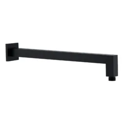 Herz Ruža izliv Zidni 375mm SQ Black UH12212B