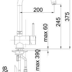 Herz Fresh F21 za sudoperu niskopritisna sa ek ventilima UH01137
