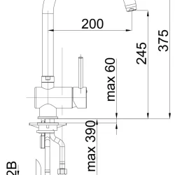 Herz Fresh F21 za sudoperu niskopritisna sa ek ventilima UH01137
