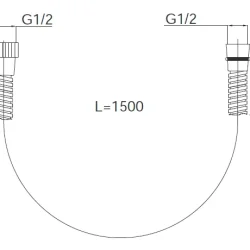 Herz Crevo Flexi 1.5M UH12001