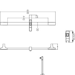 Herz Klizna šipka SQ Hrom UH12659