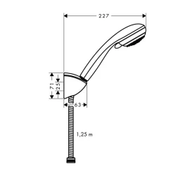 HansGrohe Tuš ručica set Crometta 85 2 F 27558000