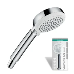 HansGrohe Tuš ručica masažer Crometta 100 4F bela 26824400