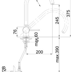Herz Fresh F22 za sudoperu sa ek ventilima UH00135