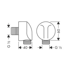 HansGrohe Uglić FixFit E 27454000