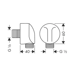 HansGrohe Uglić FixFit E 27454000