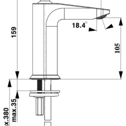 Herz Zen U10 za lavabo UH00077
