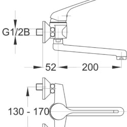 Herz Simpaty S24 za sudoperu zidna lekarska UH00237