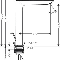 HansGrohe Logis Fine za lavabo 240 sa podsklopom 71257000