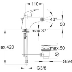 Herz Simpaty S50 za bide sa nadsklopom UH00582