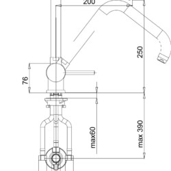 Herz Fresh F32 za sudoperu niskopritisna sa ek ventilima UH01146