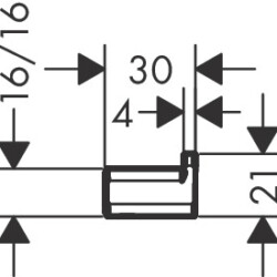 HansGrohe Držač garderobna kuka 41742000