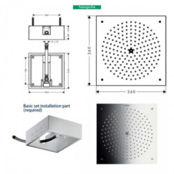 HansGrohe Baza za montazu ruže Raindance Air 26x26 26471180