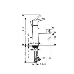 HansGrohe Talis S za bide 72200000