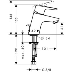 HansGrohe Ecos za lavabo M 14080000