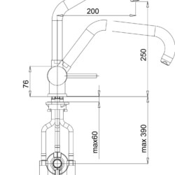 Herz Fresh F42 za sudoperu niskopritisna sa ek ventilima UH01145