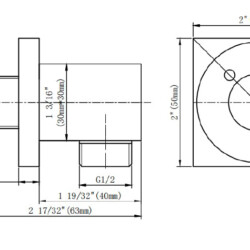 Herz Uglić Kocka Black UH12214B
