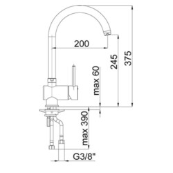 Herz Fresh za sudoperu niskopritisna UH01140