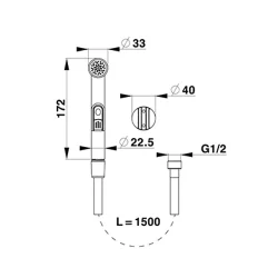 Herz Ugradni set Infinity Shut-off komplet UH00363