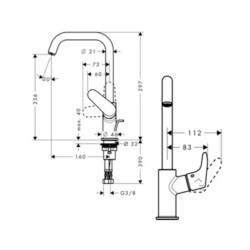 HansGrohe Focus za Sudoperu 
