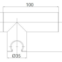 Herz Držač ručice Hrom pomični UH12152