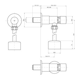 Herz Push P31 Ek ventil za pisoar UH00031