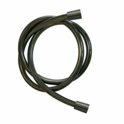 Remer tuš crevo eko met. pvc sa duplim konusom, atoxic crno 1.5m 332CN2GNO