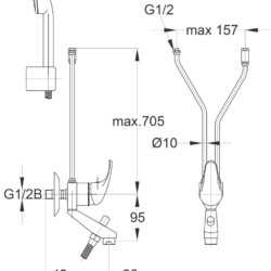 Herz Simpaty S42 za kadu visokopritisna UH01381