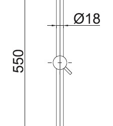 Herz Klizna šipka Fresh Hrom UH12655