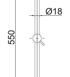 Herz Klizna šipka Fresh Hrom UH12655