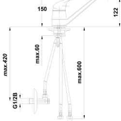 Herz Simpaty S21 za sudoperu niskopritisna sa ek ventilima UH01181