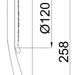 Herz Ručica A41 Hrom UH12057