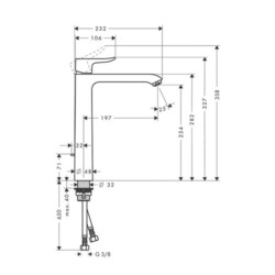HansGrohe Metris za lavabo 260 31082000