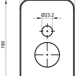 Herz Ugradna Maska Elit Black sa prebacivačem UH12247B